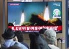 North Korea fires several short-range projectiles into sea.