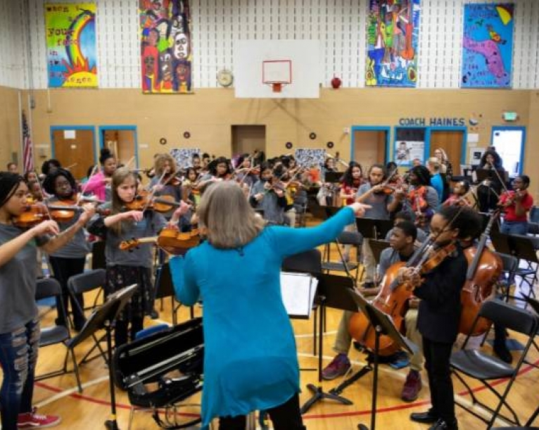 In Baltimore, violins to combat violence